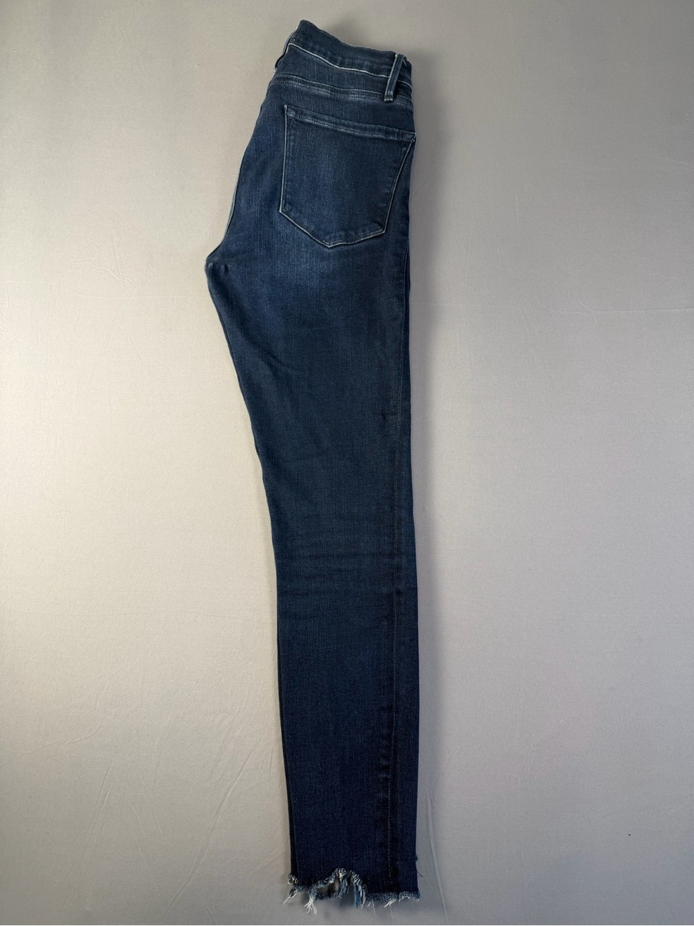 Frame Denim Women's Dark Blue High-Rise Le Skinny De Jeanne Jeans Size 26 - Picture 9 of 10